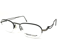 Neostyle Eyeglasses Frames FORUM 422 900 Grey Black Round Half Rim 50-20-140 - $64.72
