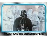 1980 Topps Star Wars ESB #165 Vader And His Snowtroopers Darth Vader Sith - $0.89