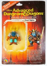 AD&D Elkorn Good Dwarf Fighter Figure & Card 1983 LJN Dungeons & Dragons Dwarf - $34.70