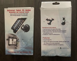 new Universal Tablet PC Holder Windshield and backrest mount Back Seat Clip - £10.03 GBP