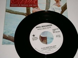 Olivia Newton John Make A Move On Me Promo 45 rpm Record Vinyl Picture S... - $19.99