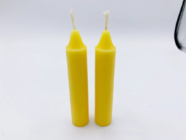 Spell Candles 2 Yellow ~ For Spellwork, Rituals, Witchcraft, Manifestation - £3.93 GBP