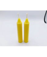 Spell Candles 2 Yellow ~ For Spellwork, Rituals, Witchcraft, Manifestation - £3.91 GBP