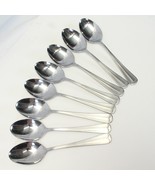Oneida Post Road Northland Oval Soup Spoons 7&quot; Stainless Lot of 8 - $611.95 MXN