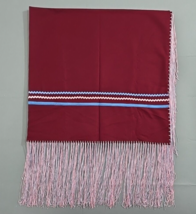 Native American Womens Fringed Dance Shawl Pow Wow Burgundy &amp; Pink - 28 ... - £67.24 GBP