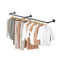 Clothes Rack, 65.7&quot; Industrial Pipe Clothing Rack For Hanging Clothes, W... - $53.99