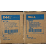 Dell K3756 High Capacity Toner Cartridge Genuine Black Laser Printer Lot... - $62.99
