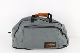 Vintage 90s Eddie Bauer Distressed Spell Out Handled Duffel Bag Gym Bag ... - $49.45