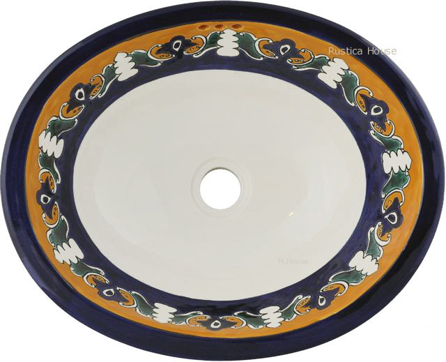 Mexican Oval Bathroom Sink "Washington" - $235.00