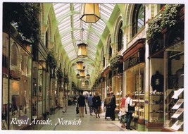 Postcard Royal Arcade Norwich Norfolk England UK - £3.08 GBP
