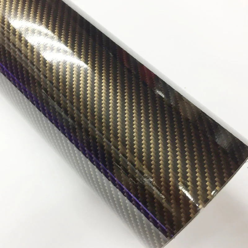 High glossy 2d carbon fiber vinyl wrap film diy auto car motorcycle decorative wrapping thumb200
