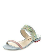 NIB 100% AUTH Sophia Webster Adaline Dreamy Crystal Sandals Sz 8 1/2 B - £235.78 GBP