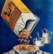 Post Toasties 1913 Advertisement Cereal Lithograph Royal Treat Blue DWCC17 - $70.06 CAD
