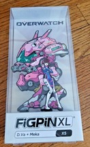 FiGPiN XL Overwatch D.Va + Meka X5  6&quot;  Enamel Pin Blizzard BlizzCon 2019 - £17.57 GBP