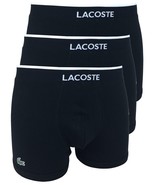 Lacoste Men&#39; Boxer Briefs Casual Classic 3 Pack Cotton Stretch BLACK  S,... - $30.34 CAD+