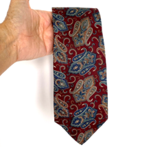 Vintage 1980s Gant 100% Silk Designer Mens Necktie Limited Edition Paisley 60&quot; - £12.05 GBP