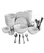 Gibson All U Need 60 Piece Ceramic Dinnerware Combo Set with Drinkware a... - €149,68 EUR