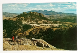 Big Bend Country Aerial Scenic View Mountains Texas TX Postcard c1960s - £4.71 GBP