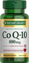 Nature&#39;s Bounty CoQ10 , Dietary Supplement, Supports Heart Health, 400mg, 39 Sof - £28.76 GBP