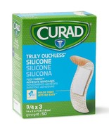 Curad 3/4 x 3 Truly Ouchless Silicone Flex Adhesive Bandages 50ct (BNZ0-... - $133.08 MXN