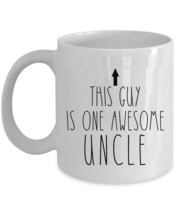 This Guy is One Awesome Uncle Coffee Mug Father Funny Cup Christmas Gift For Him - £12.68 GBP+
