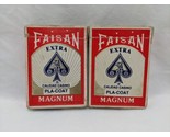 Set Of (2) *INCOMPLETE* Vintage Faisan Extra Magnum 482 Mexican Playing ... - $49.49