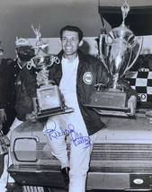 Richard Petty Signed 16x20 Nascar Double Trophy Photo JSA Hologram - £118.57 GBP