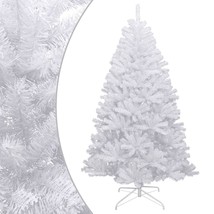  Artificial Hinged Christmas Tree White PVC and metal Medium - $1,781.98 MXN