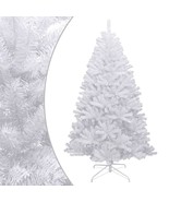  Artificial Hinged Christmas Tree White PVC and metal Medium - $1,781.98 MXN