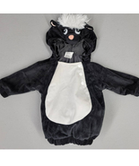 Target Costume Infant&#39;s 0-6M Baby Skunk Hooded Pullover Halloween Warm P... - £10.14 GBP