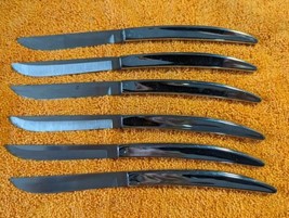 Set Of 6 Carvel Hall Stainless Steak Knives Without Box. (rc1) - £15.49 GBP