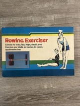 Vintage Spring Action Rower Exerciser Compact Pull Up Rowing Machine - £15.94 GBP