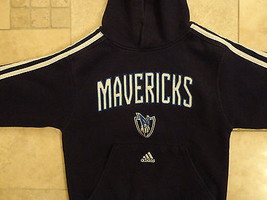 BLUE NBA ADIDAS DALLAS MAVERICKS hooded sweatshirt  YOUTH S FREE US SHIP... - $19.64