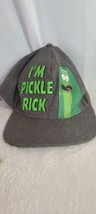 Mens Adjustable Snapback Cap-I&#39;m Pickle Rick Gray Green-Adult Swim-Rick &amp; Morty - £14.04 GBP