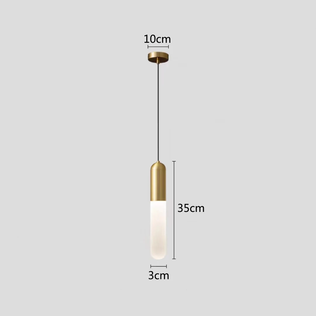  Long  Pendant Lights Kitchen Acrylic Hanging Lamp Black  Length Adjustable Home - £273.24 GBP