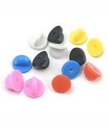 Fujiyuan 150 Pcs Rubber Lapel Pin Hat Tie Tacks Pin Back Holder Clutch C... - $9.16 CAD