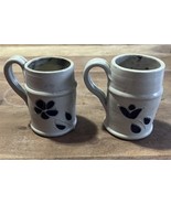 Williamsburg Pottery Salt Carved Cobalt Container Candles - $20.51 CAD