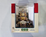 Lemax Christmas Village Jacque&#39;s Grandfather Clocks Lighted House 45026 ... - £38.80 GBP