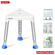 Space-Saving Adjustable Shower Stool - 400 lbs Capacity for Elders and D... - $65.29