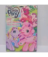 Vtg 2004 My Little Pony FOIL VALENTINES + STICKERS Valentine&#39;s Day Cards... - $16.78