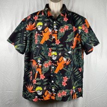 Naruto Shippuden Collection Hawaiian Shirt Medium - $23.71