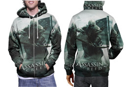 Assassin s Creed 64 White Men&#39;s Pullover Cotton Hoodie - £27.96 GBP