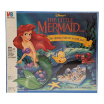 1990 Disney THE LITTLE MERMAID &#39;Journey under the Sea&#39; 3-D Board Game, N... - £43.96 GBP