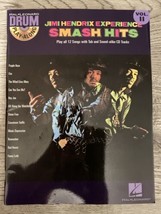 2007 Jimi Hendrix Experiencia Smash Hits Tambor Con CD Partitura Ver Ful... - £11.24 GBP