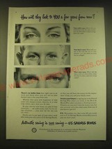 1950 U.S. Savings Bonds Ad - How will they look to you a few years from now? - £14.65 GBP