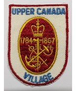 UPPER CANADA VILLAGE MILITARY NAVY STYLE SEW ON PATCH CANADIAN VINTAGE R... - $20.55 CAD