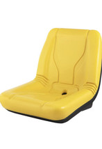 Yellow High Back Universal Seat for John Deere Lawn Mowers Zero Turn Mow... - £91.23 GBP