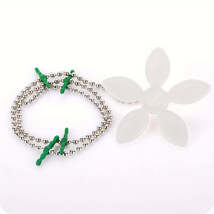 Flower Shower Drain Hair Filter Chain Hook Set - £11.95 GBP