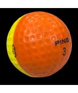Vintage 1 Ping Eye Karsten Orange Yellow Logo Golf Ball #3 - £27.23 GBP