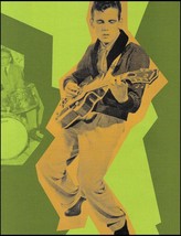 Duane Eddy Gretsch G6120 electric guitar 8 x 11 pin-up illustration photo - £3.57 GBP